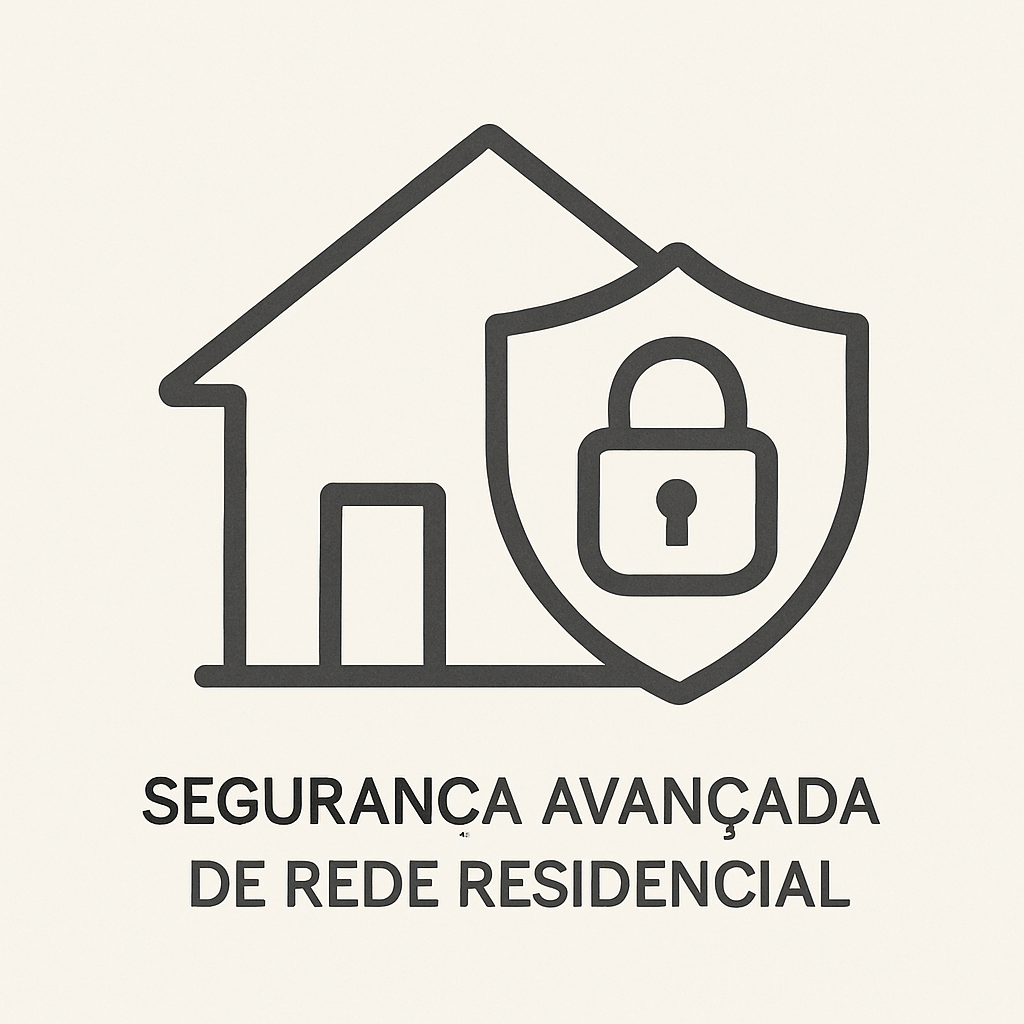 Ícone Segurança Avançada de Rede Residencial